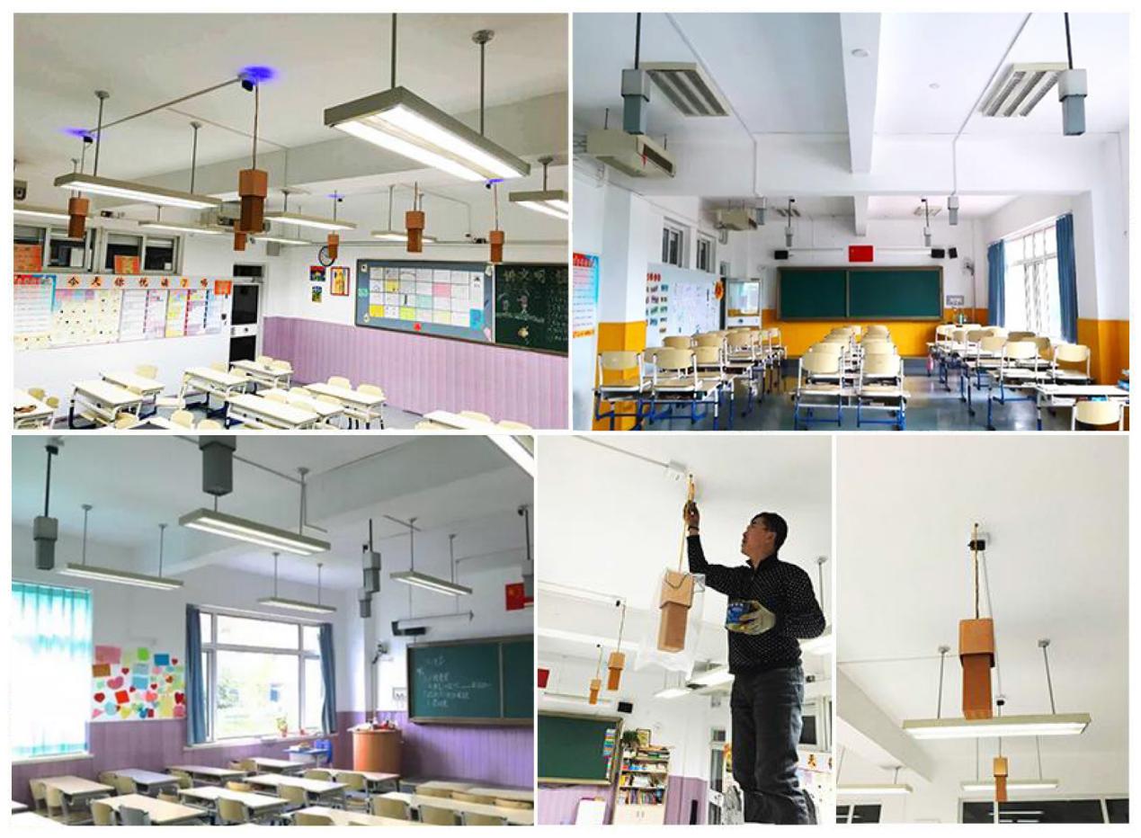 (图为:北京人大附小在使用负离子无害灭微) (图为:北京人大附小在使用负离子无害灭微)