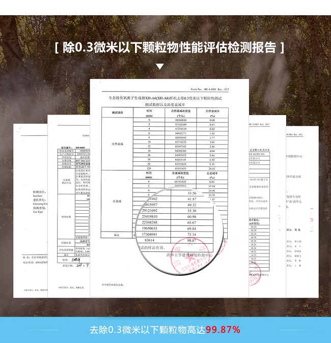 负离子对于病毒的去除率高达99.87% 负离子对于病毒的去除率高达99.87%