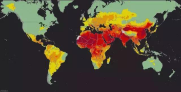 空气污染致死人员分布图